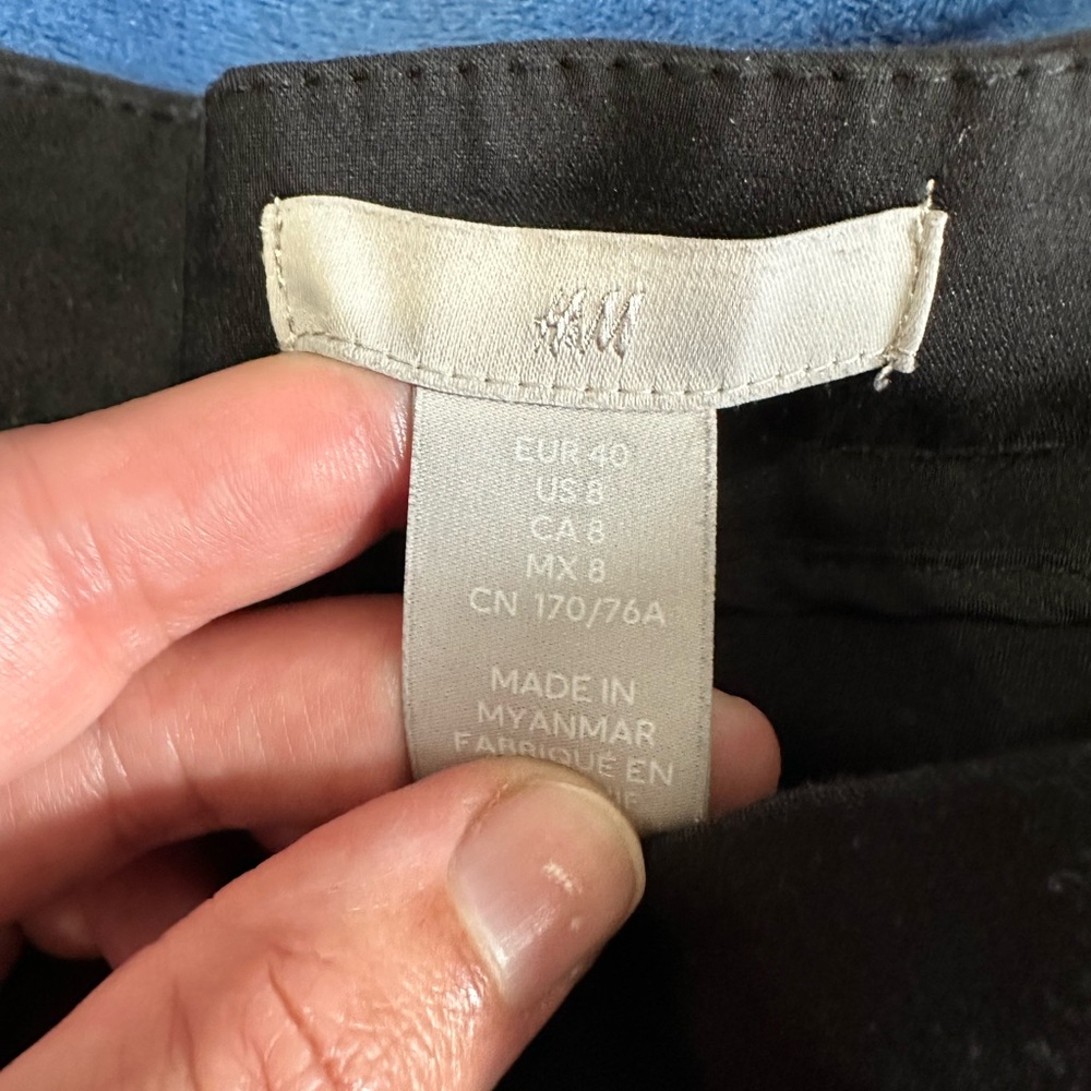 H&M Elegant Black Trousers